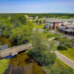 Aerial Photo of Three Pillars campus