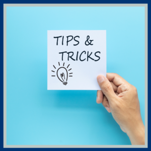 Tips & Tricks Tips & Tricks