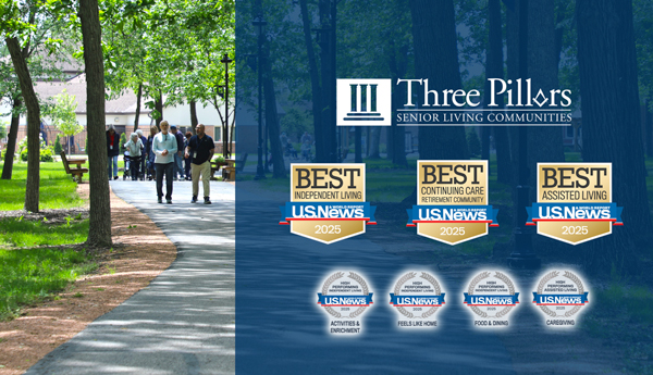 Three Pillars Aenior Living Communities US NEws rankings