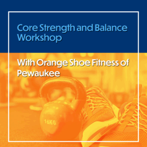 Orange shoe fitness