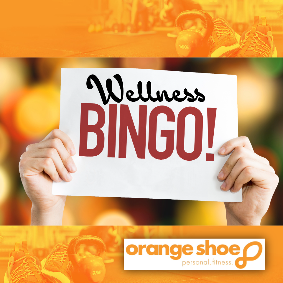 Orange Shoe Wellness Bingo