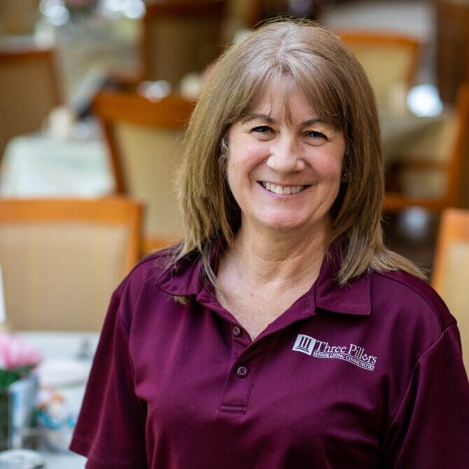Three Pillars staff member Jodi Unke