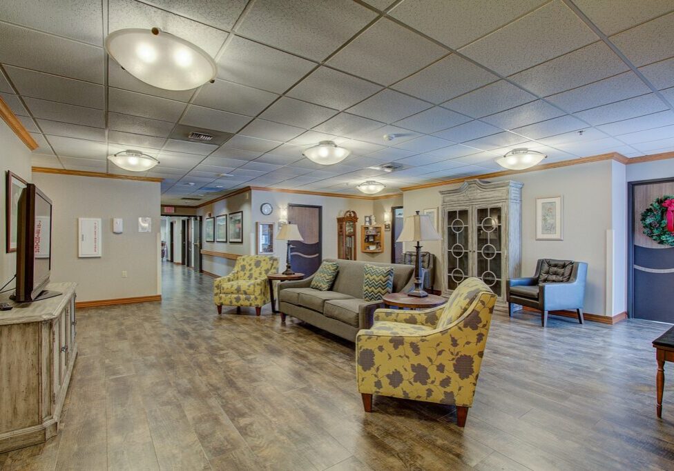 Senior livng facility common area