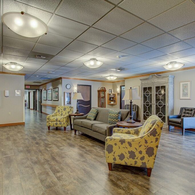 Senior livng facility common area