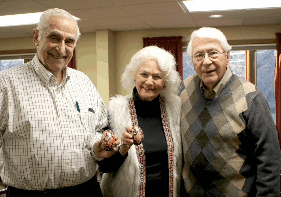 Three Pillars resident artists posing for photo